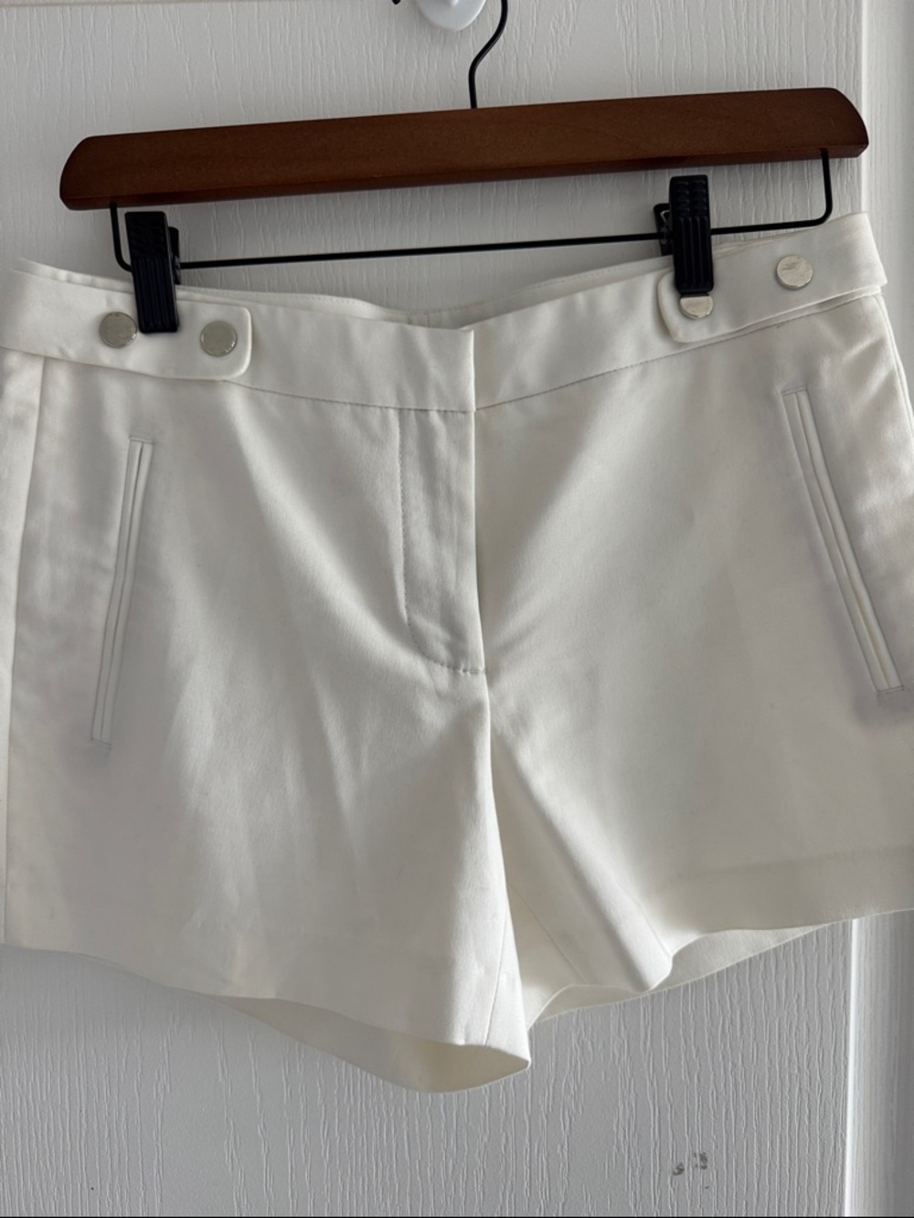 Zara White Women's Tailored Shorts